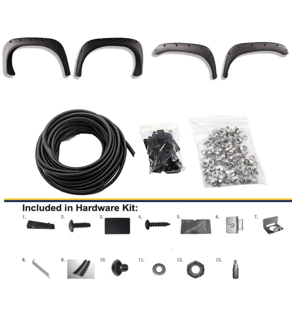2009-2018 Dodge Ram Fender Flares PK Style - Image 3
