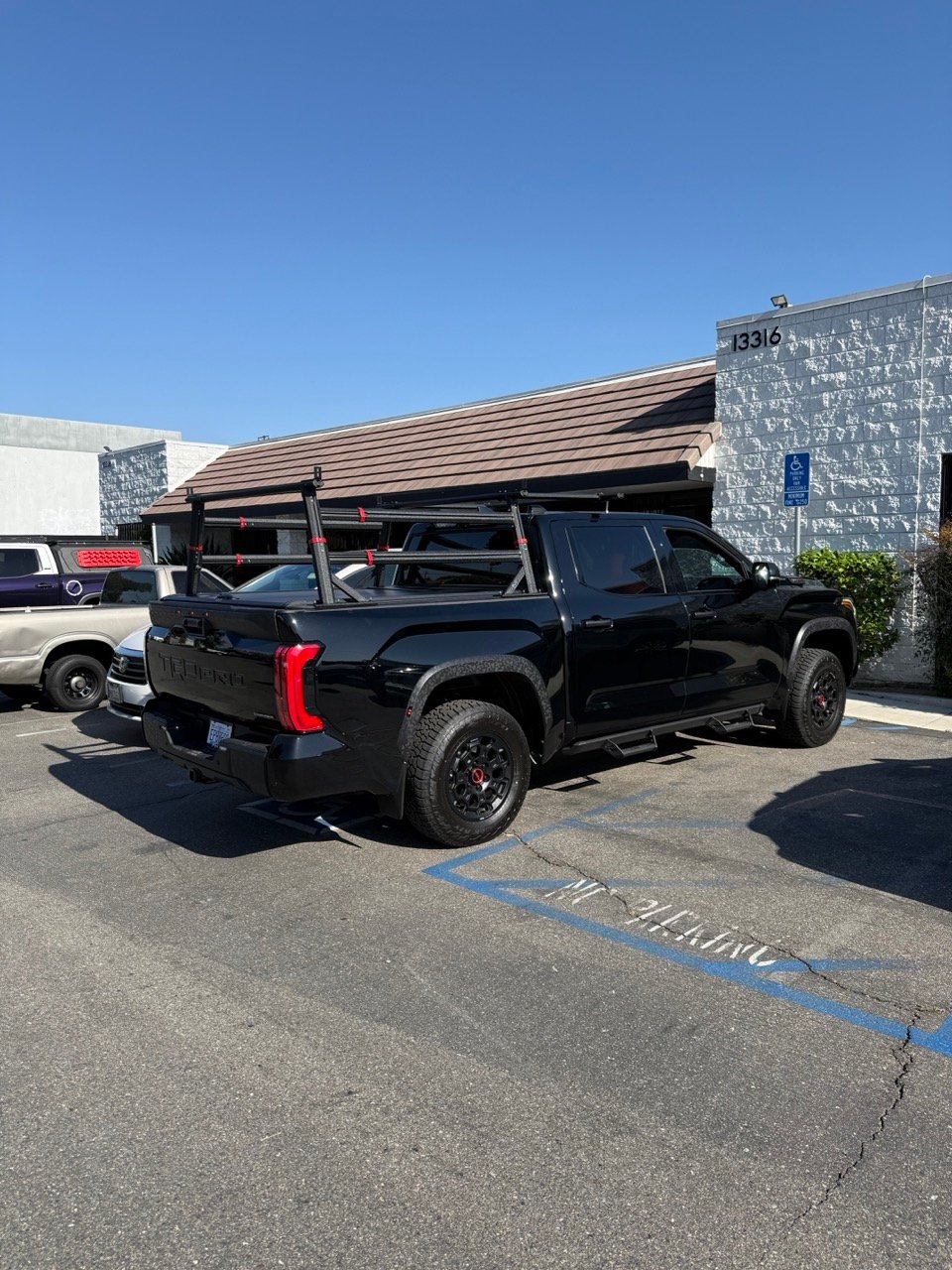 Tundra truck bed rack