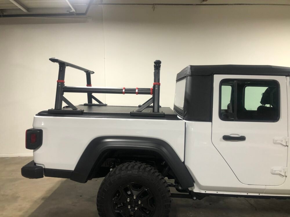 2019-2025 Jeep Gladiator Retractable Cover and Rack