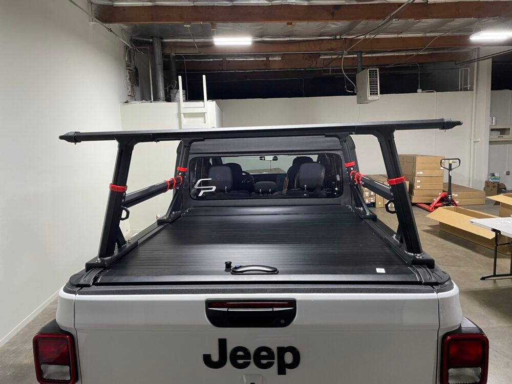 2019-2025 Jeep Gladiator Retractable Cover And Rack