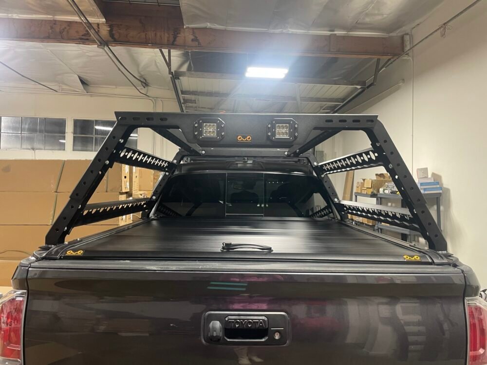 Tacoma Pickup Truck Bed Cover and Rack