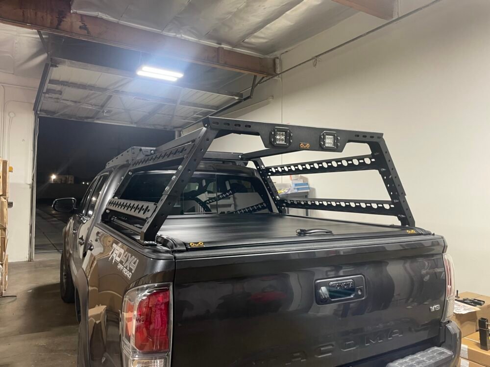 Tacoma Pickup Truck Bed Cover and Rack