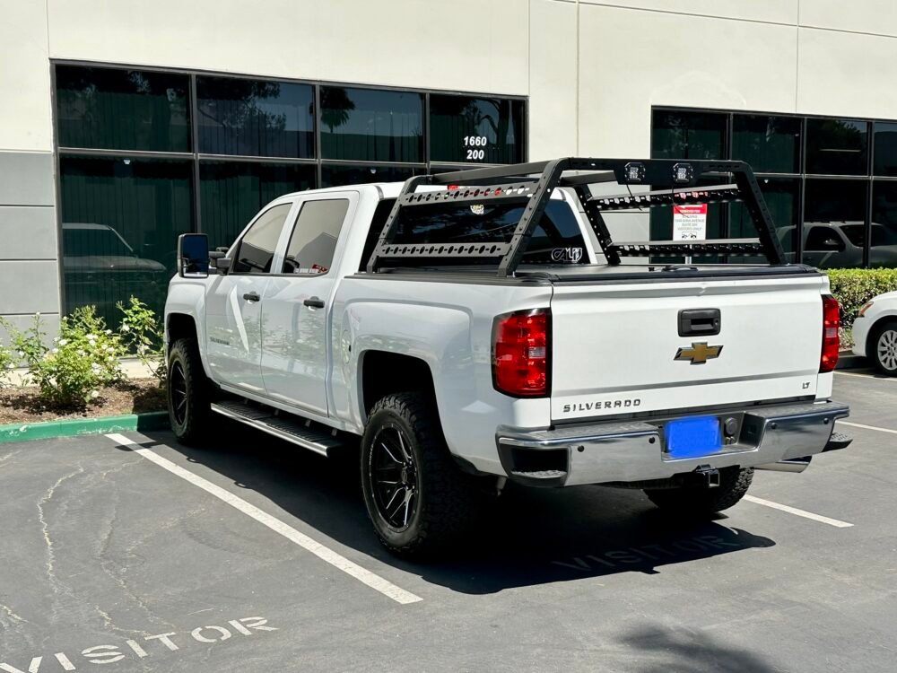 silverado 5.8 Bed Cover and Rack