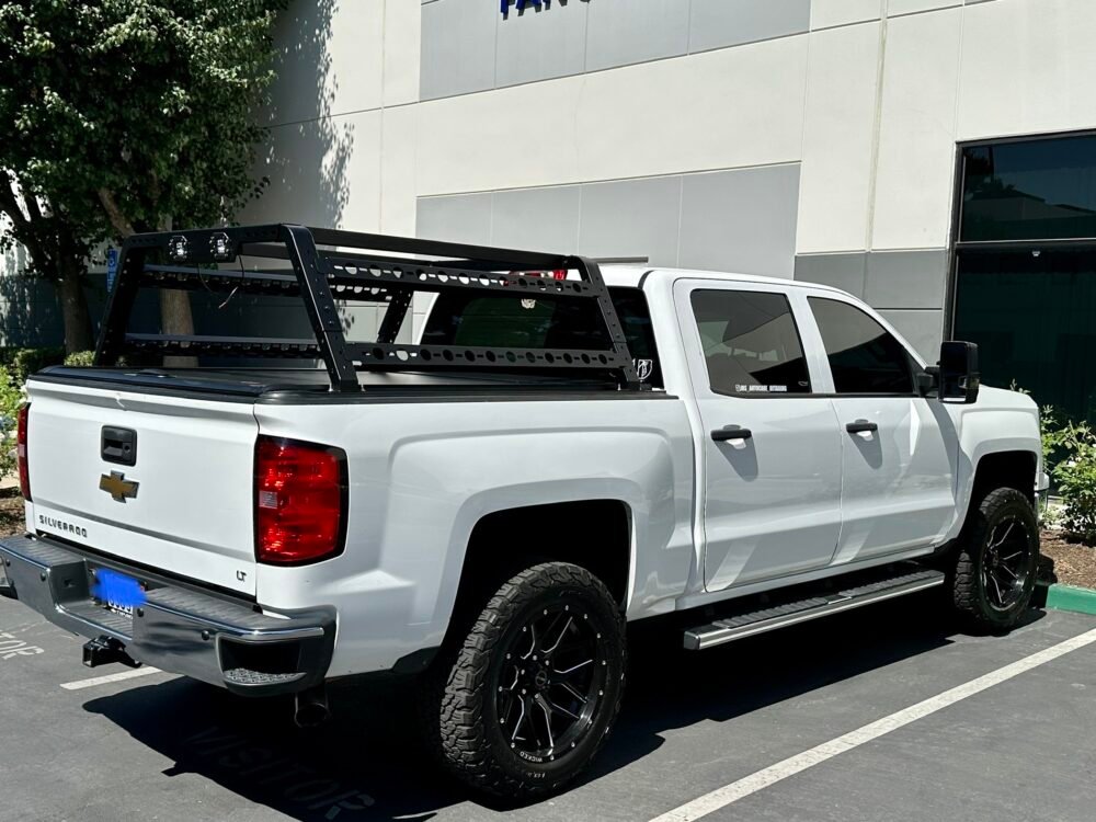 silverado 5.8 Bed Cover and Rack