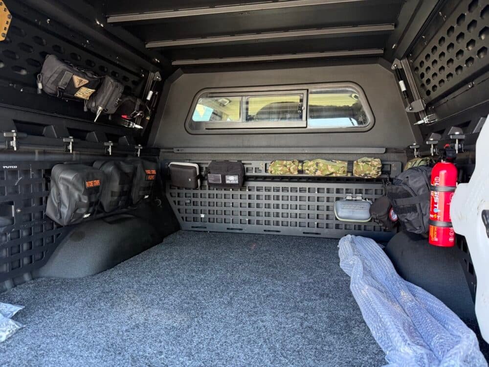 Colorado Short Bed Camper Shell Inside