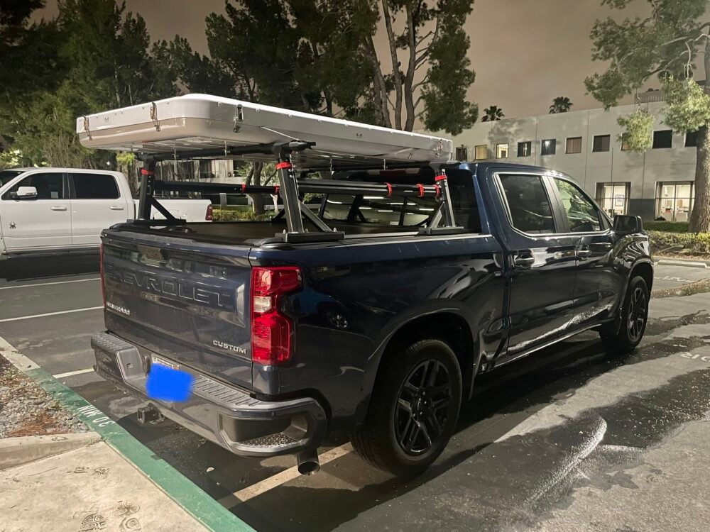 Silverado Retractable Cover And Rack Set