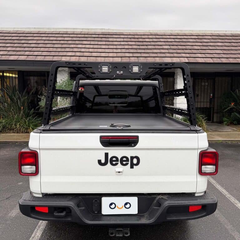 Jeep Gladiator Cover and Rack