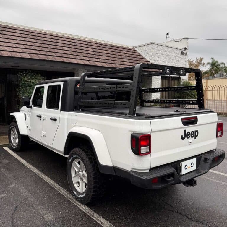 Jeep Gladiator Cover and Rack