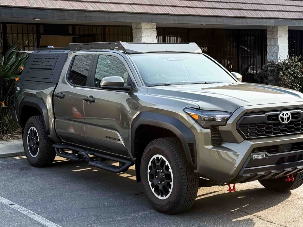 Tacoma 5ft Camper Shell Front Look