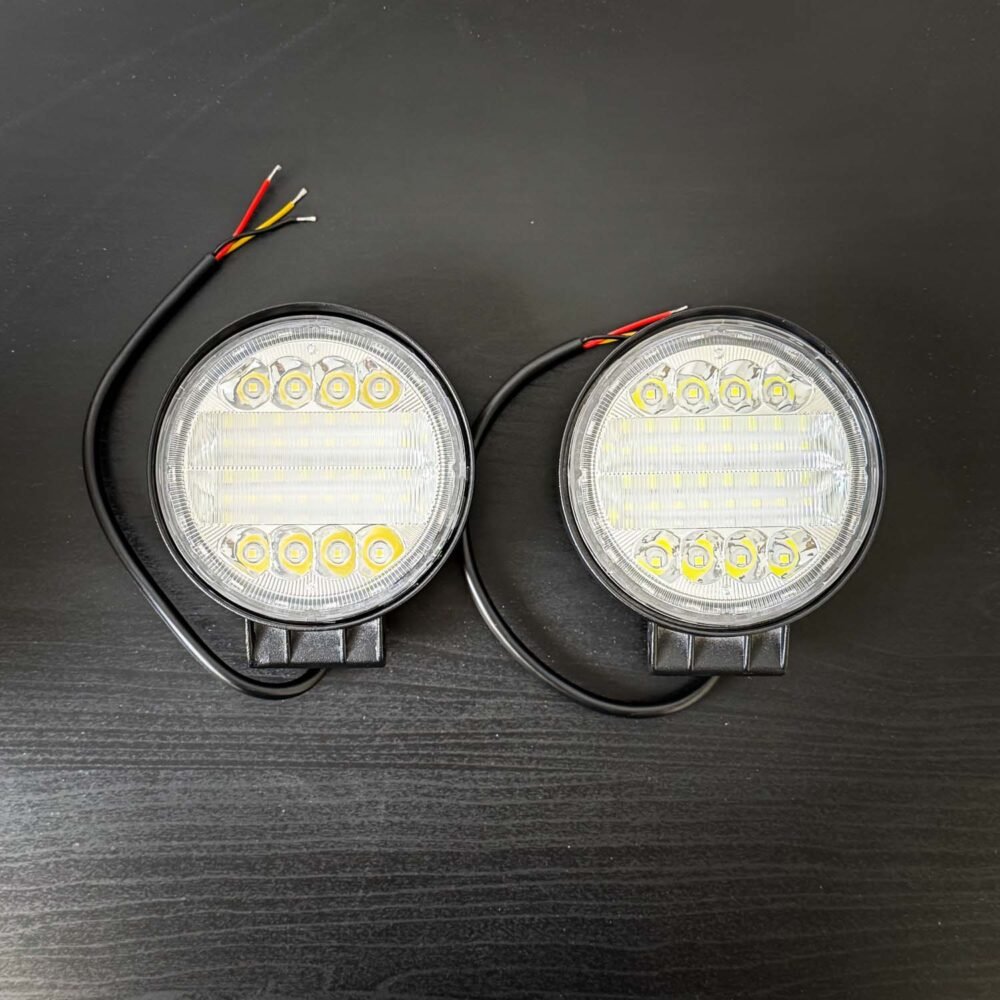 5-Inch 140W Round White LED Light Pods