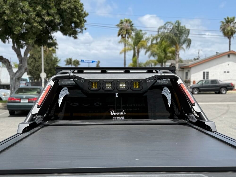 Truck Roll Bar with LED Lights & Side Mesh Panels - Image 5