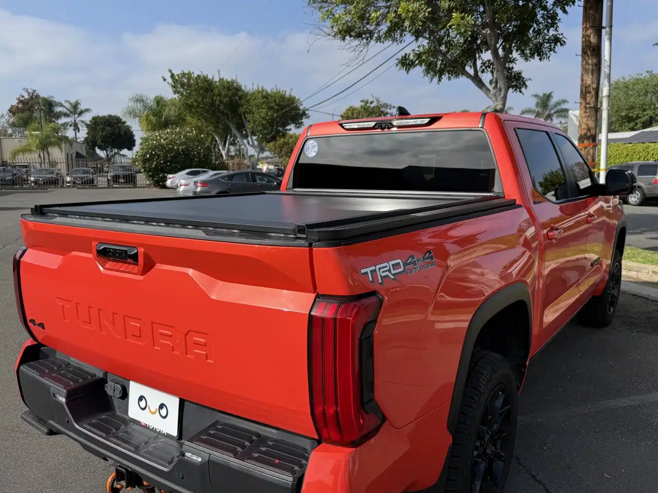 2026 Tundra with power retractable solar charging bed cover