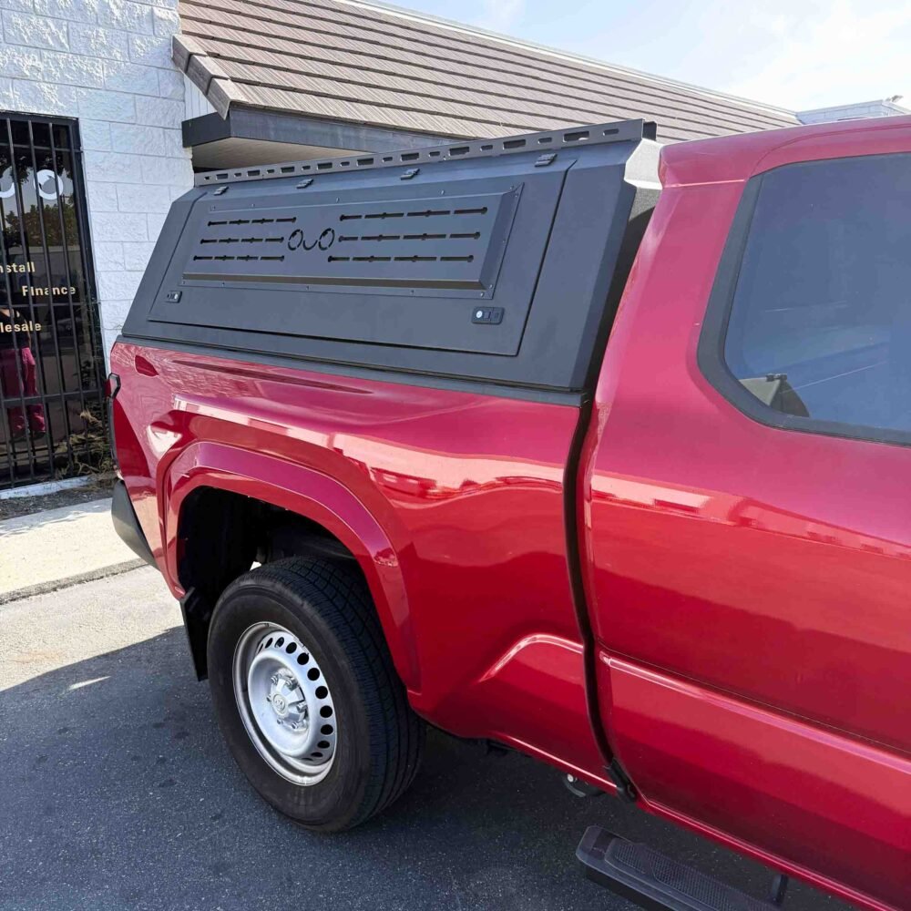 Toyota Tacoma 6ft Camper Shell Front to Back View
