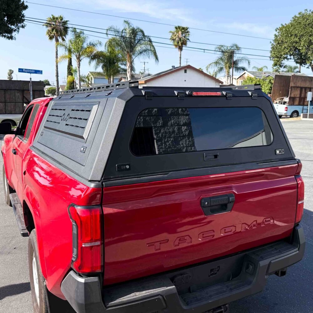 Toyota Tacoma 6ft Long Bed Camper Shell Rear View