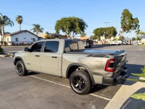 Dodge Ram Short Bed with the OuO Retractable Bed Cover