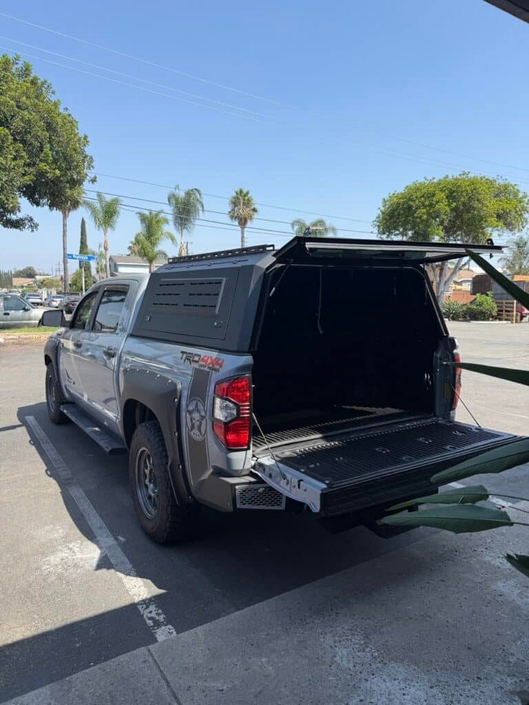 2007-2021 Toyota Tundra 5.5ft Aluminum Camper Shell | OuO