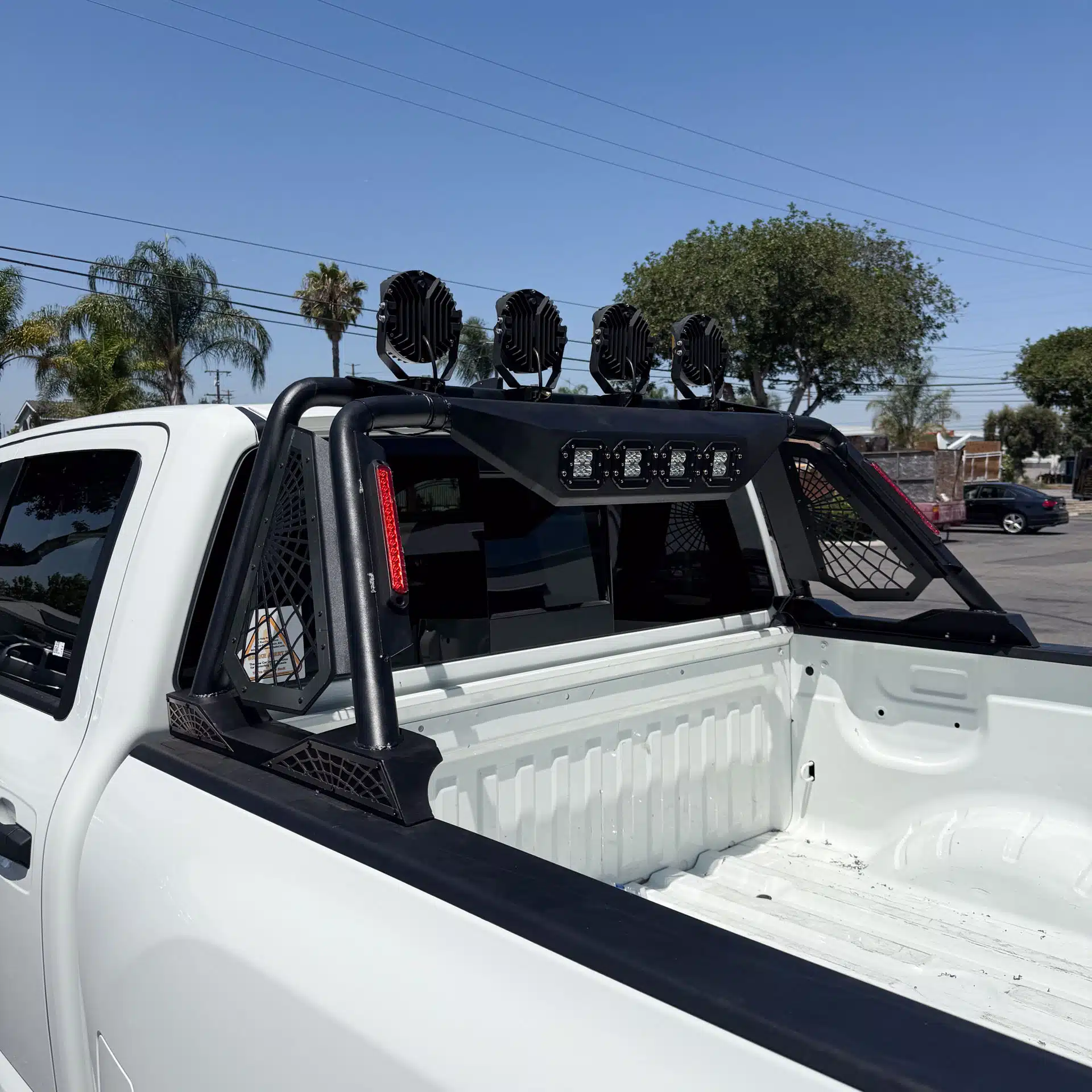 Nissan titan roll bar & lights installation