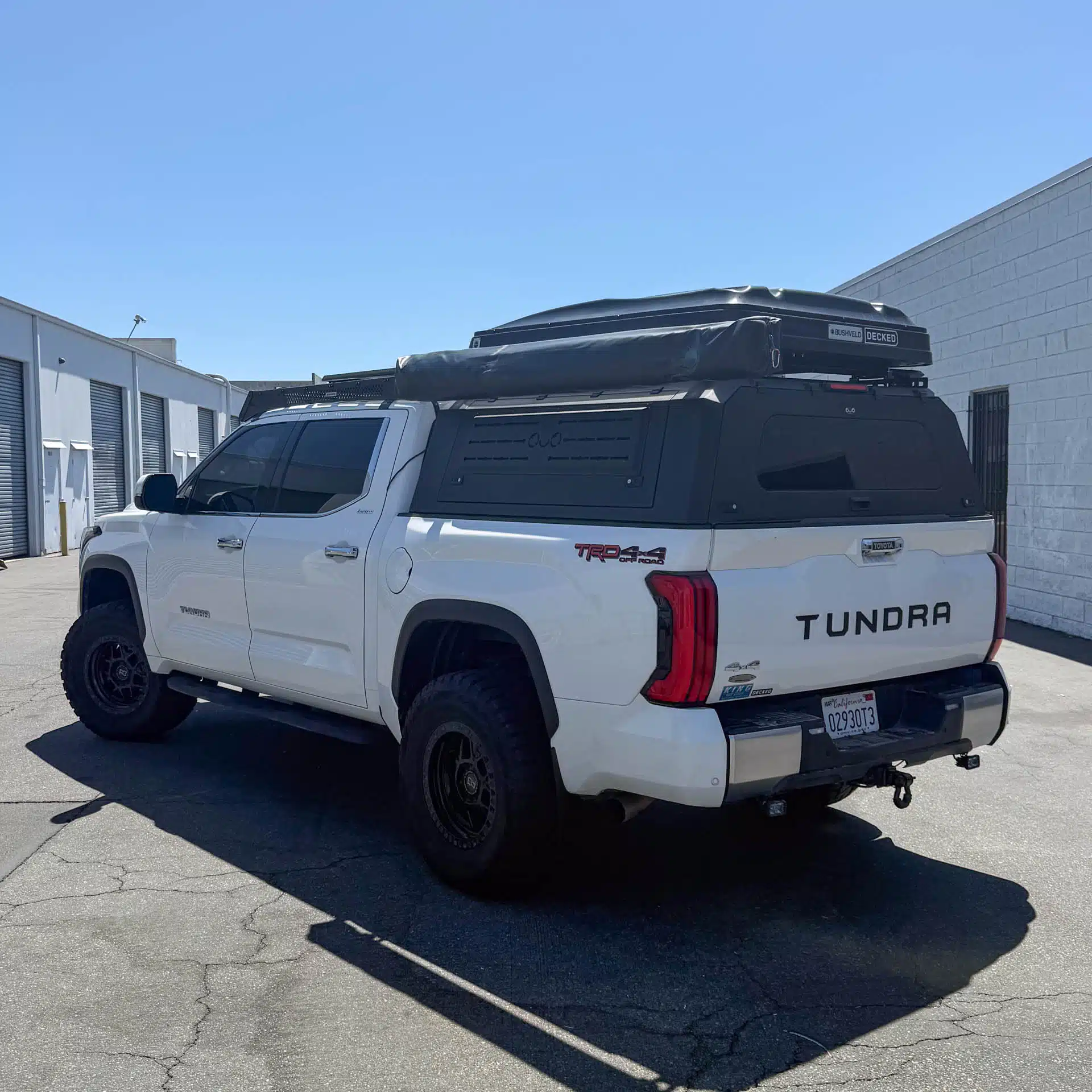 Tundra 5.5ft Camper & Roof Tent & Lights Installation